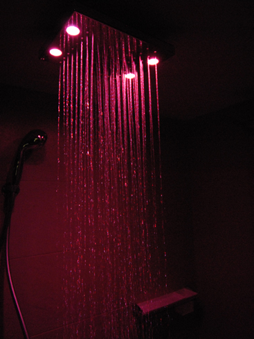 cromotherapy shower
